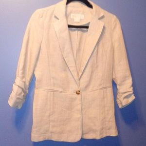 Michael Kors Linen Blazer Size 2P